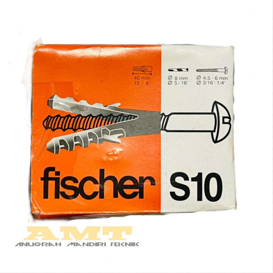 FISHER BKS S10+SEKRUP (10 PCS)