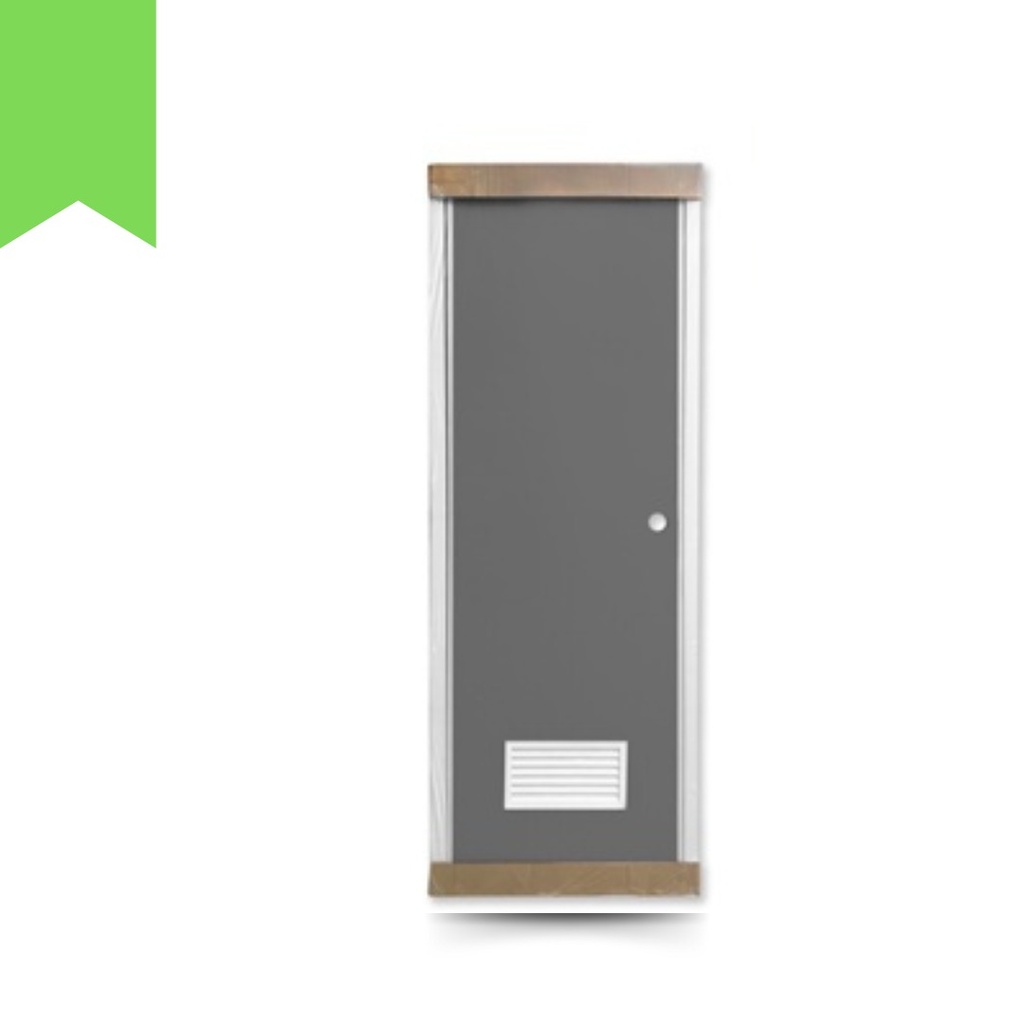 FOCUS/MILPO PINTU PVC ABU-ABU TEBAL KUSEN  9 CM