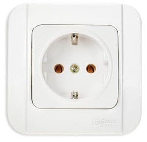 BROCO G151-55S (B) STOP KONTAK SNOW WHITE IB (A)