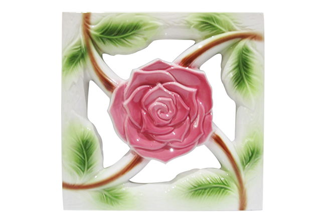 LOSTER KERAMIK RO-45C BUNGA MAWAR LILAC 30x30 (DSC)