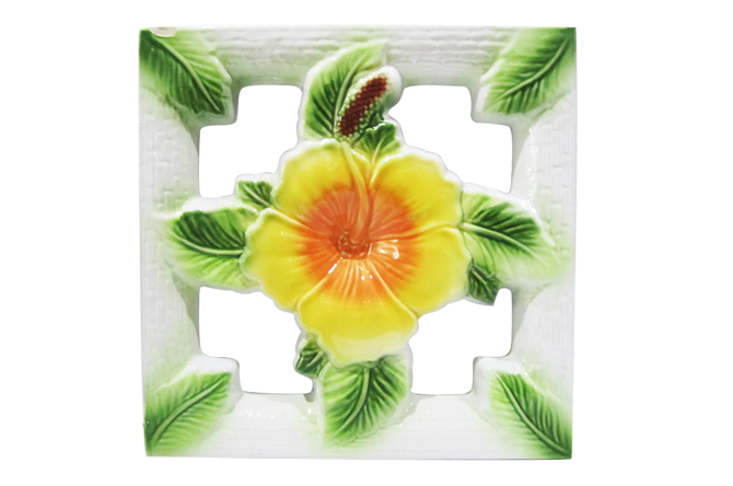 LOSTER KERAMIK RO-59C BUNGA SEPATU ORANGE 30x30 (DSC)