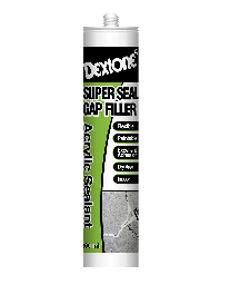 [PS070303082349] DEXTONE SILICONE SEALANT ACRYLIC SUPER SEAL GAP FILLER PUTIH BOTOL