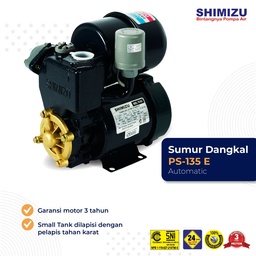 [SP080502024221] SHIMIZU POMPA OTOMATIS PS-135 E (9 METER)