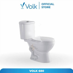 [SS0806017580] VOLK 680 TWO PIECE TOILET WHITE AS 30CM