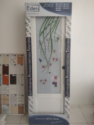 [DD020201025466] EDEN PINTU UPVC G3021 PUTIH HANDLE KIRI (DSC)