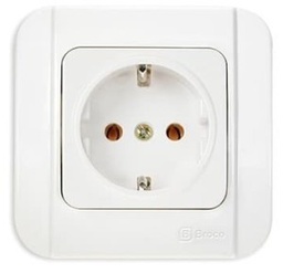 [EE030114084985] BROCO G151-55S (B) STOP KONTAK SNOW WHITE IB (A)